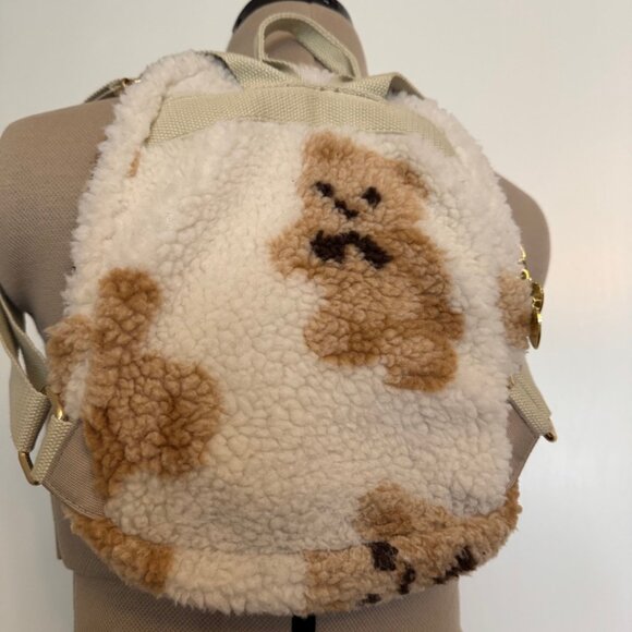 Sherpa Teddy Bear Adjustable Backpack main image 5